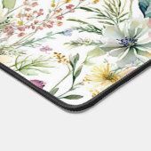  pastel bloemmotief monogram bureaumat (Hoek)