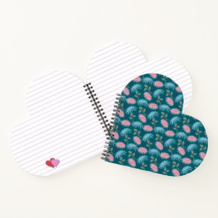 Pastel Bloemmotief Notitieboek