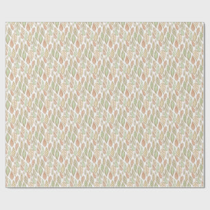 Pastel Bloemmotief Patronen Cadeaupapier