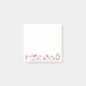Pastel Bloemmotief Post-it® Notes (Voorkant)