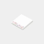 Pastel Bloemmotief  Post-it® Notes (Schuin)
