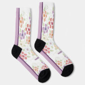 Pastel Bloemmotief Sokken (Rechts)