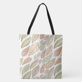 Pastel Bloemmotief Tote Bag
