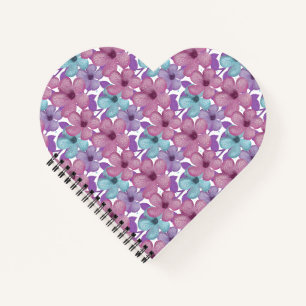 Pastel Bloempatroon Notitieboek