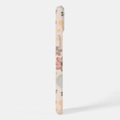 Pastel Bloempatroon – Zachte Esthetische Bloem iPhone Hoesje (Rechterkant)