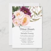 Pastel Bloemrijke Virtuele Baby Shower Kaart (Voorkant)