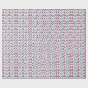 Pastel Bloemschildering Abstract Schilderkunstpatr Cadeaupapier