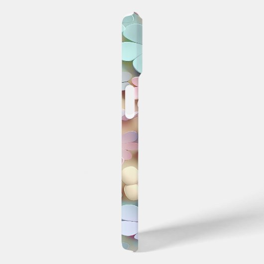 Pastel Bloesem Bloesem 3D Telefoon Case (Achterkant / Rechts)