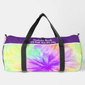 Pastel Bloesem Tie Dye Reis Tas (Achterkant)