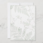 Pastel Bloesems Bloemprint Baby in Bloei Kaart (Achterkant)