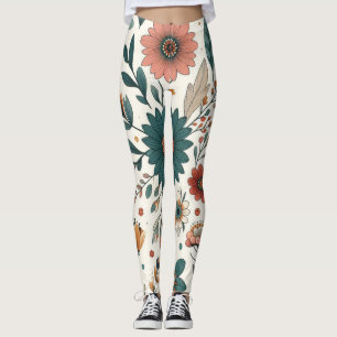 Pastel bloesems leggings