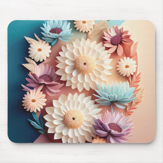 Pastel Bloesems Muismat (Voorkant)