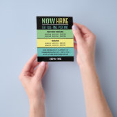 Pastel blokkeert vacature Recruitment Adverteren Flyer (Hand)