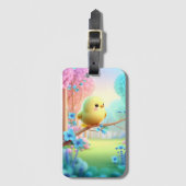 “Pastel Bloom – Elegante Ontwerp voor Telefoonhoes Bagagelabel (Voorkant (verticaal))