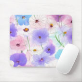 Pastel Bloom Flow Bloem Muismat (Met muis)