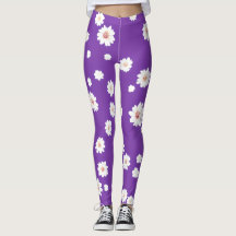 Pastel Bloom Leggings: delicate bloemige elegantie
