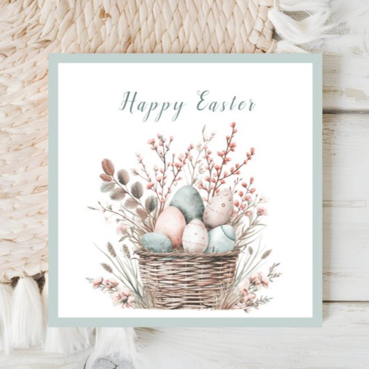 Pastel Bloom Paasmand Brunch Servet