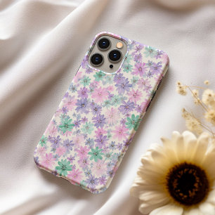 Pastel Bloom – Zachte Bloemendessin Hoesje iPhone 16 Hoesje
