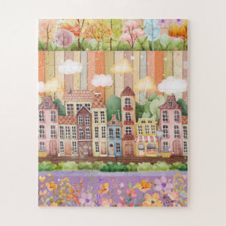 Pastel Blooms Buren Legpuzzel