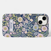 Pastel Blooms Naam Case-Mate iPhone Case (Achterkant (horizontaal))