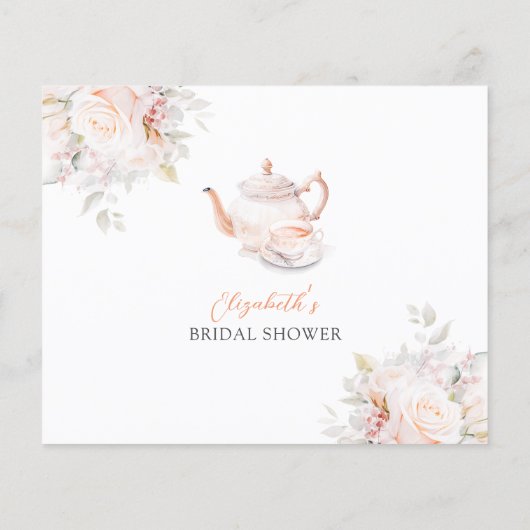 Pastel Blooms Vrijgezellenfeest Date Night Ideeën (Achterkant)