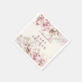 Pastel Blossom Baby Shower Servet (Hoek)