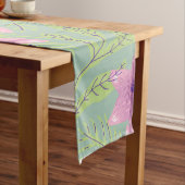 Pastel Blossom Table Runner Lange Tafelloper (Voorbeeld)