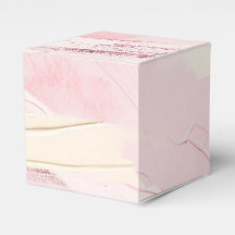 Pastel Blozende Roze en Roze Goud Verfspatten