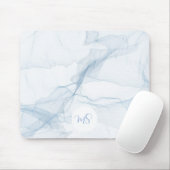 Pastel Blue, Abstract aangepast Muismat (Met muis)