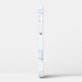 Pastel Blue Abstract Apple Samsung Phone Case (Achterkant / Links)