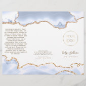 pastel blue agate brochure (Voorkant)