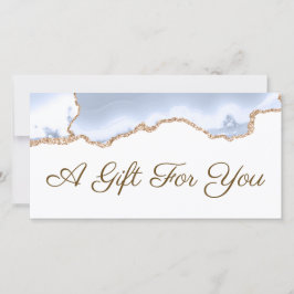 pastel blue agate gift