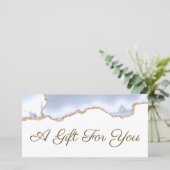 pastel blue agate gift (Staand voorkant)