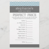 Pastel Blue Baby shower Game - Perfecte prijs (Voorkant)
