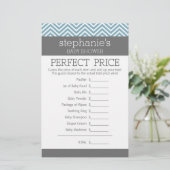 Pastel Blue Baby shower Game - Perfecte prijs (Staand voorkant)