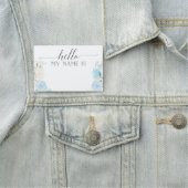 Pastel Blue Baby shower Name Tag (In situ)