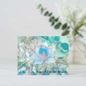 Pastel Blue Blossom Briefkaart (Staand voorkant)
