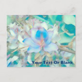 Pastel Blue Blossom Briefkaart (Voorkant)