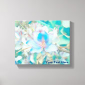 Pastel Blue Blossom Canvas Afdruk (Voorkant)