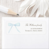 Pastel Blue Bow Label (Insitu)