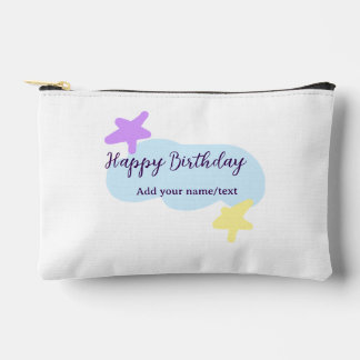 Pastel blue clouds stars purple happy birthday nam etui