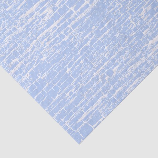 Pastel Blue Crackle Tissuepapier (Detail)