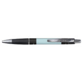 Pastel Blue Crayon Wrap Monogram Name Pen (Achterkant)
