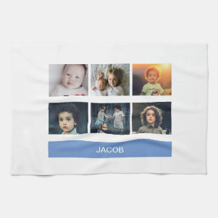 Pastel Blue Custom Photo - Speciaal Theedoek