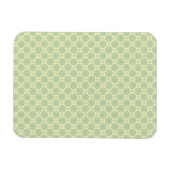 Pastel Blue-doelen op geel Magneet (Horizontaal)