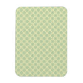 Pastel Blue-doelen op geel Magneet (Verticaal)