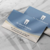 Pastel Blue en beige Professional Dental Care Afsprakenkaartje