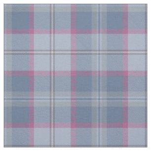 Pastel Blue en Pink Tartan Fabric Stof