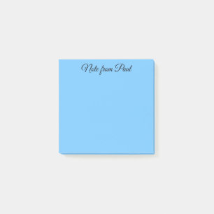 Pastel Blue Evening Sky Post-it® Notes