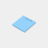 Pastel Blue Evening Sky Post-it® Notes (Schuin)